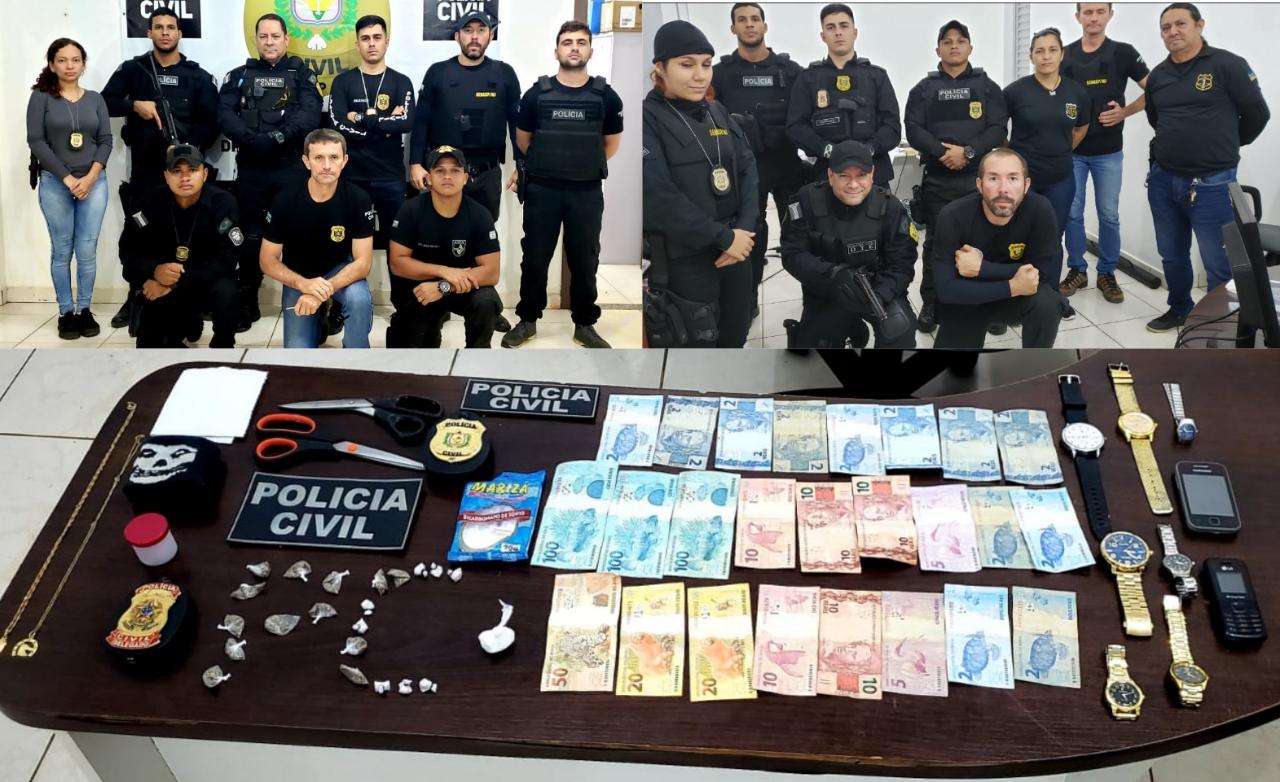 POLÍCIA CIVIL PRENDE 16 PESSOAS E RETIRA 7 MENORES DE SITUAÇÕES DE RISCO DURANTE A OPERAÇÃO 